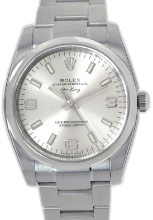 Pre-Owned Steel Rolex Air King 114200 Year 2014